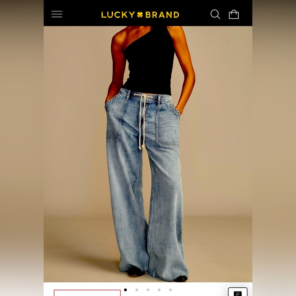 Lucky Patch Pocket Pull on Jean